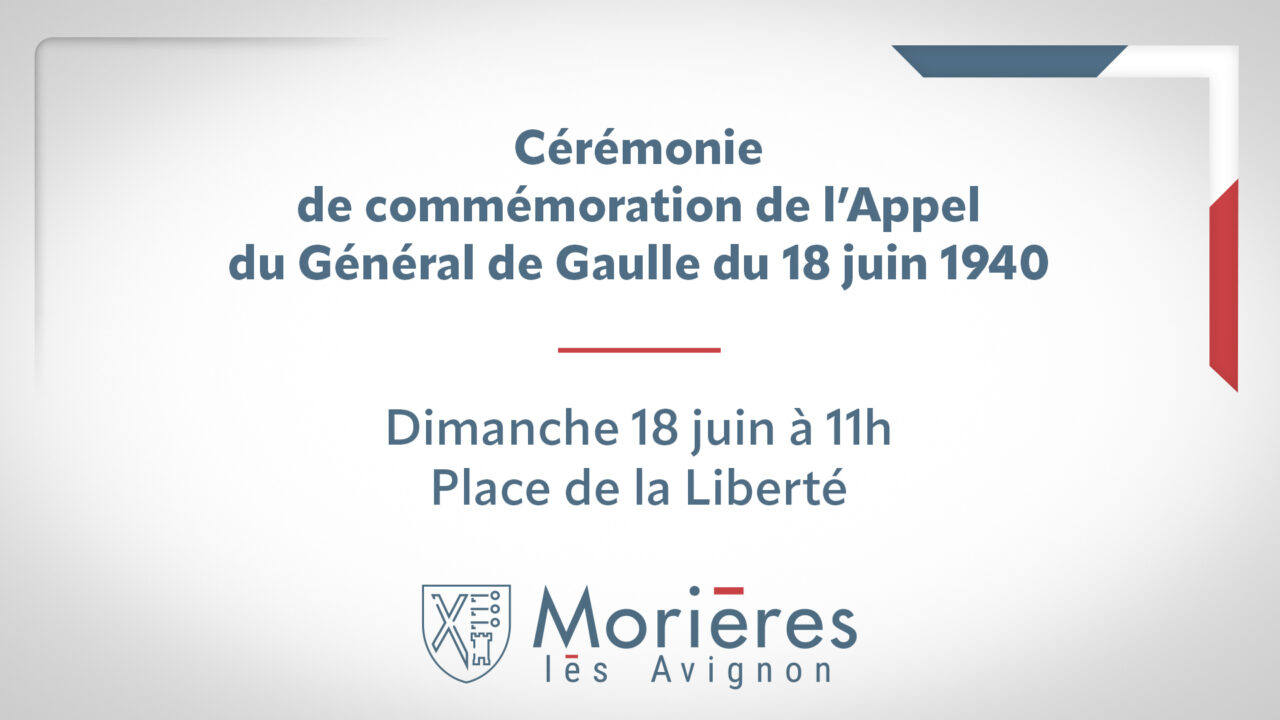 Cérémonie de commémoration de l’Appel du Général de Gaulle du 18 juin ...